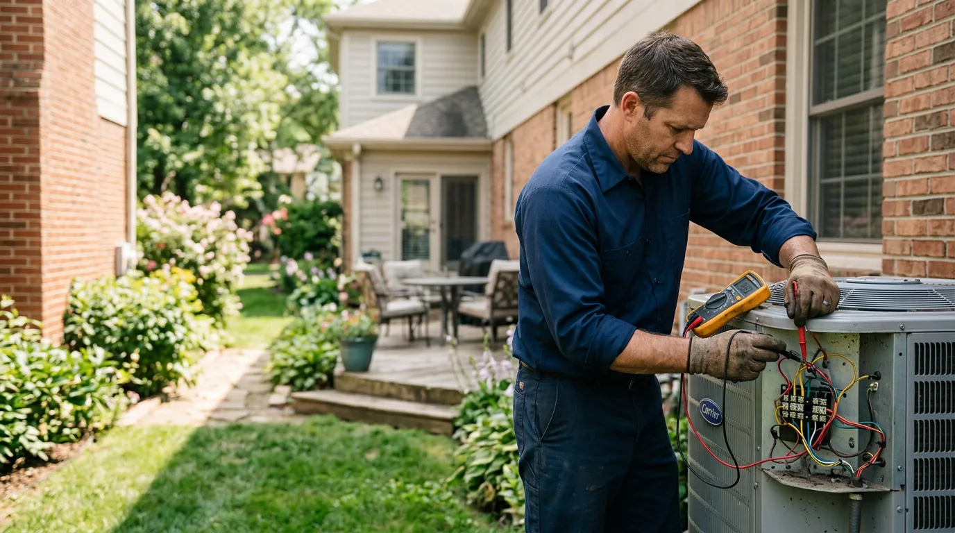 HVAC technician working near Naples, FL